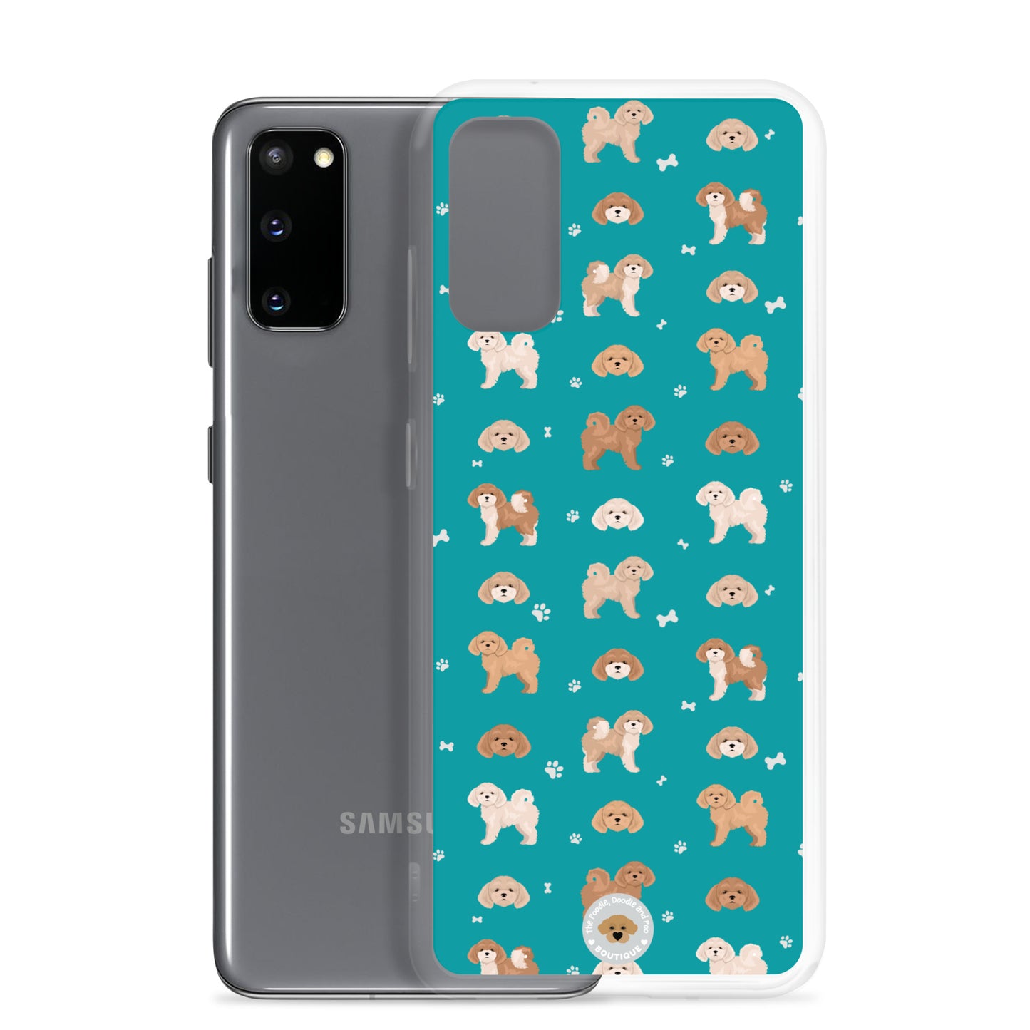 Poochon Clear Case for Samsung® - teal