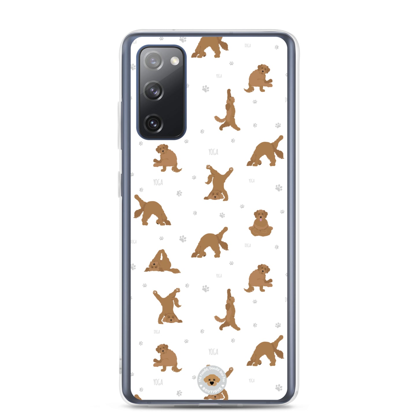 "Yoga Doodles" Clear Case for Samsung® - white