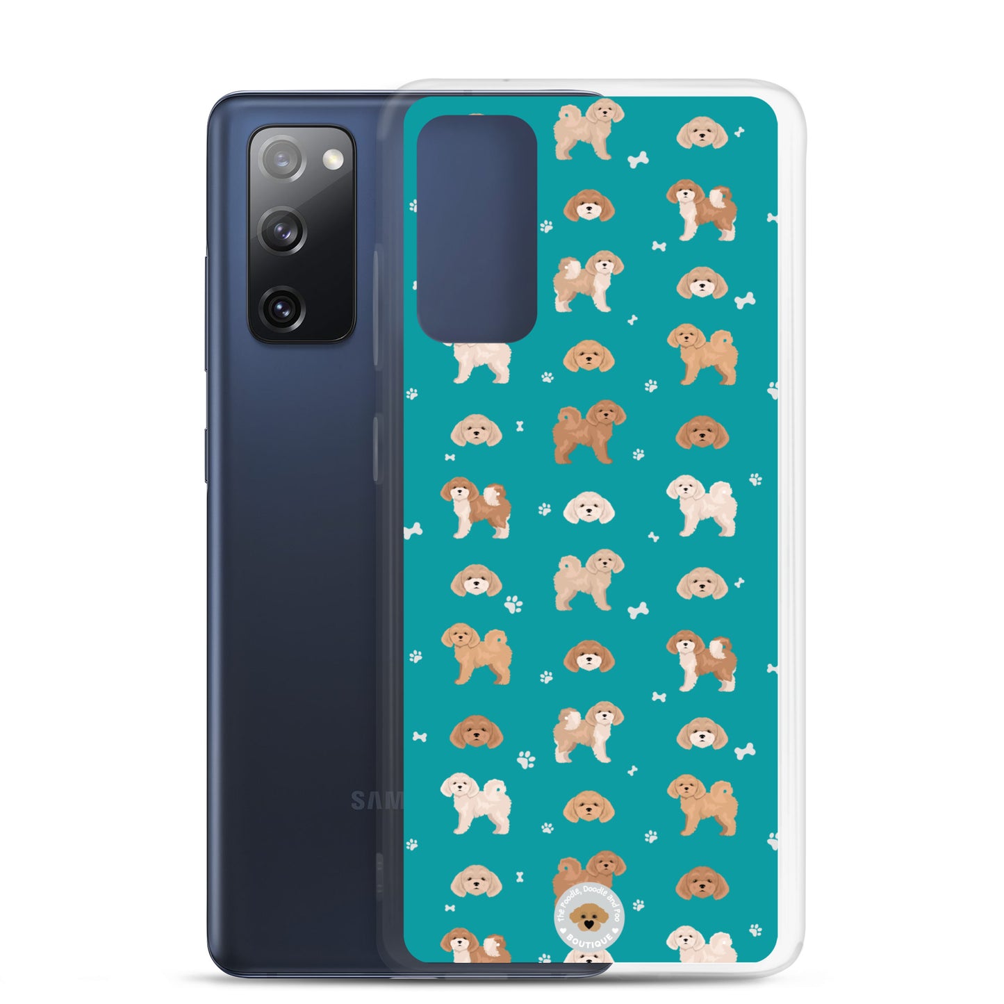 Poochon Clear Case for Samsung® - teal