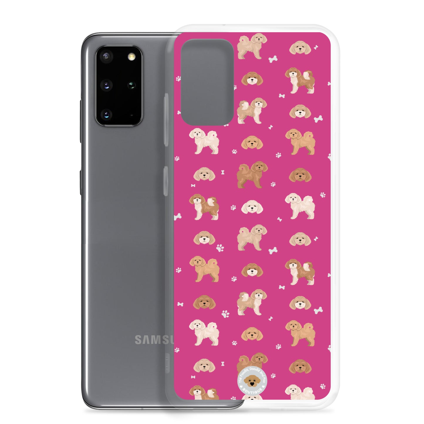 Poochon Clear Case for Samsung® - pink