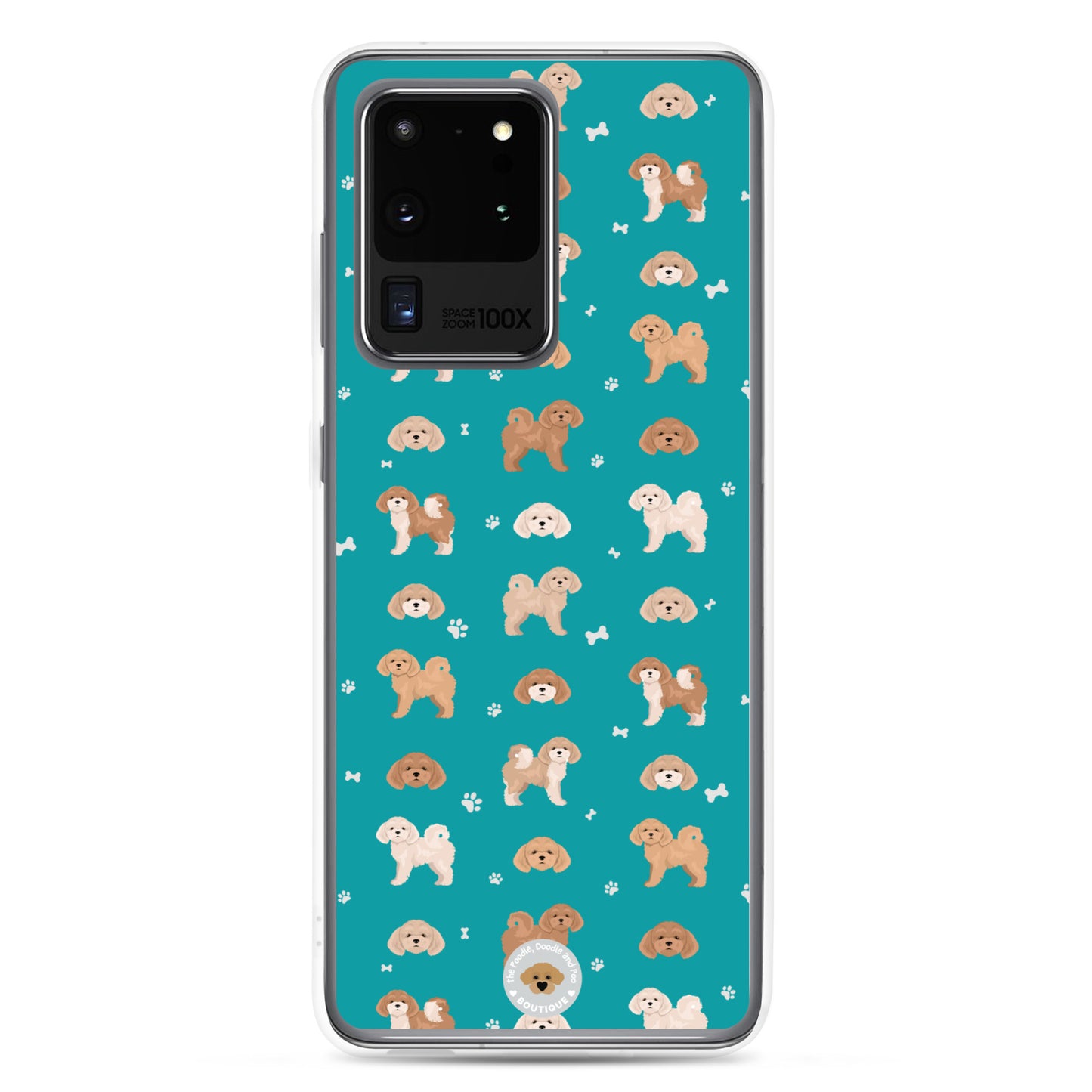 Poochon Clear Case for Samsung® - teal