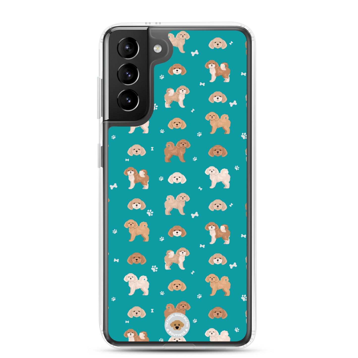 Poochon Clear Case for Samsung® - teal