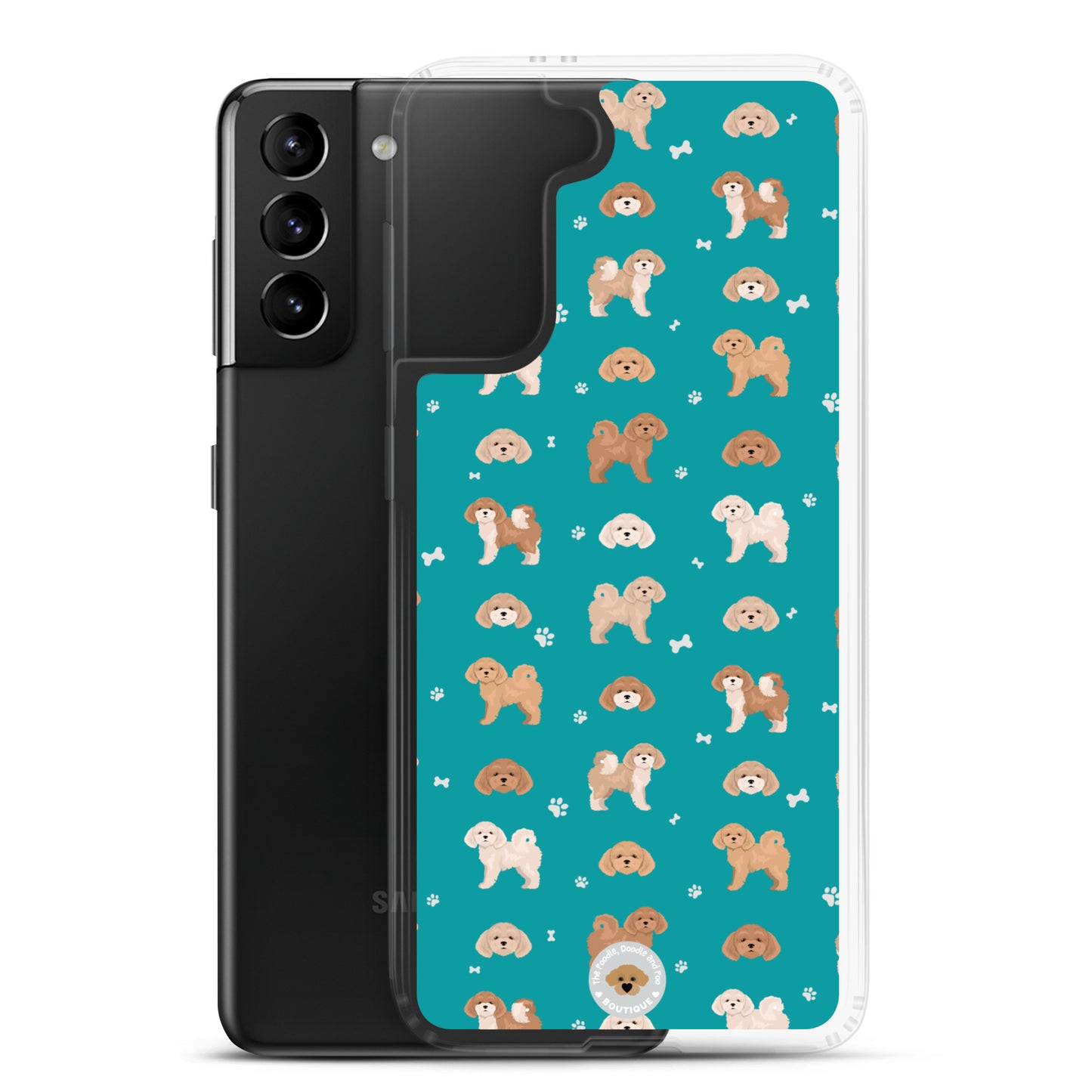 Poochon Clear Case for Samsung® - teal