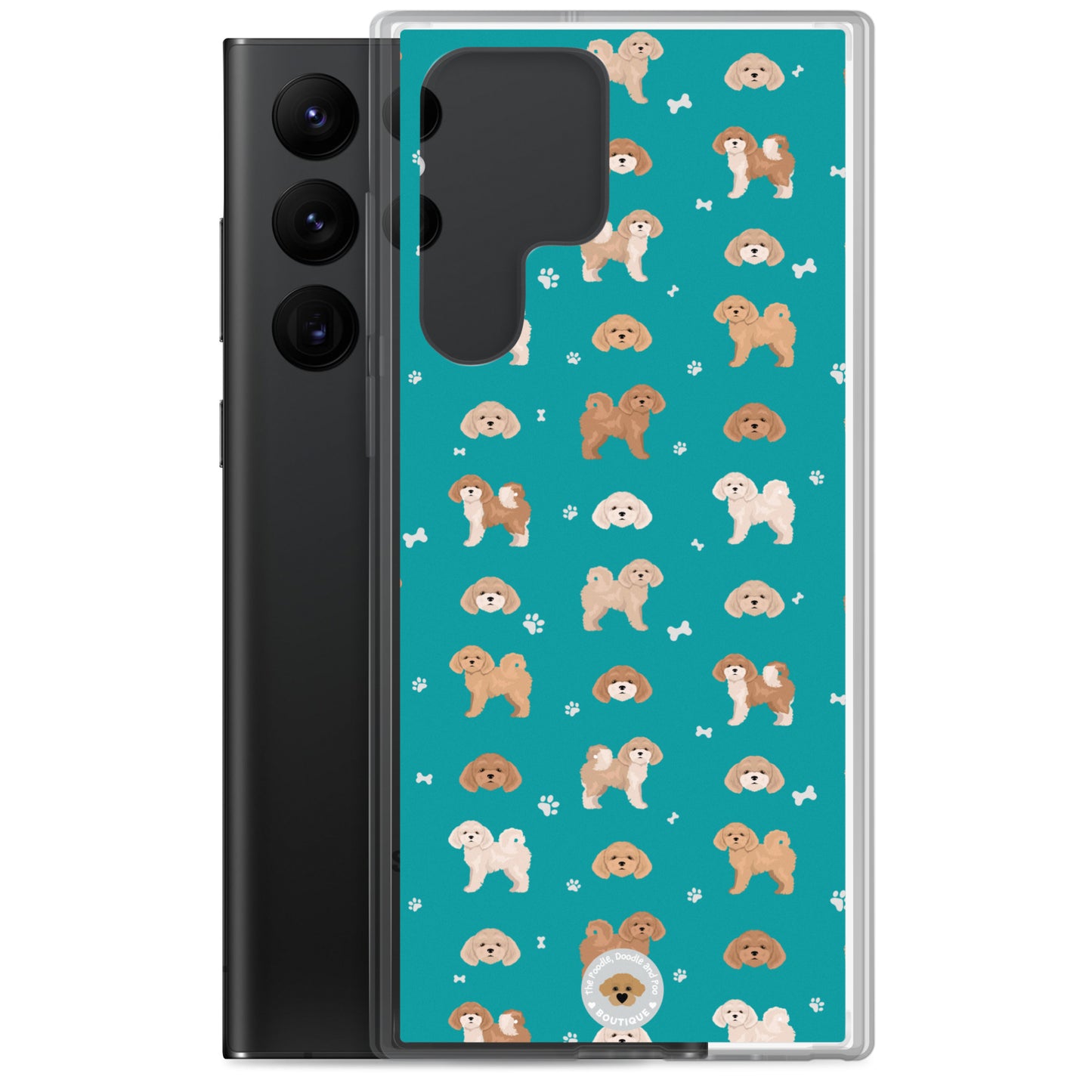 Poochon Clear Case for Samsung® - teal