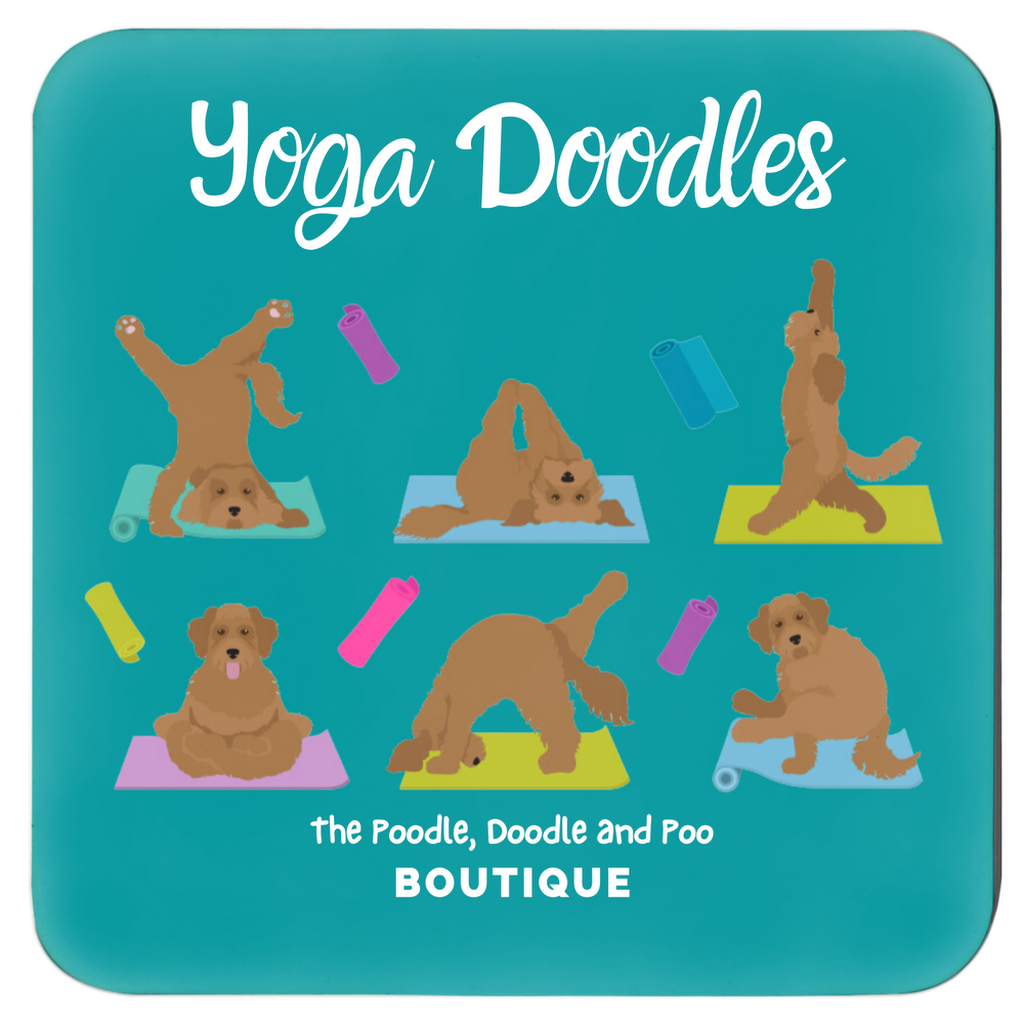"Yoga Doodles" Coasters