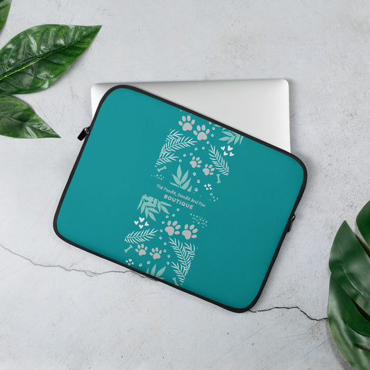 Signature Collection Laptop Sleeve in teal