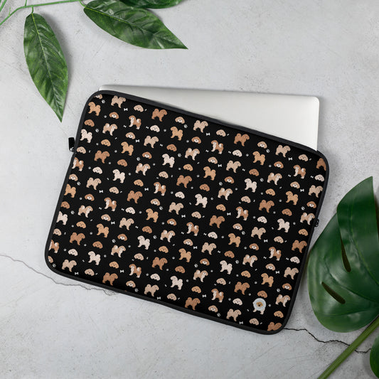 Poochon Laptop Sleeve - black