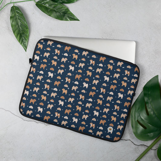 Poochon Laptop Sleeve - navy