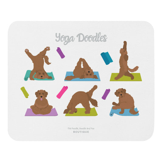 "Yoga Doodles" Mouse pad