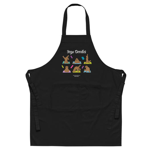 "Yoga Doodles" Organic cotton apron