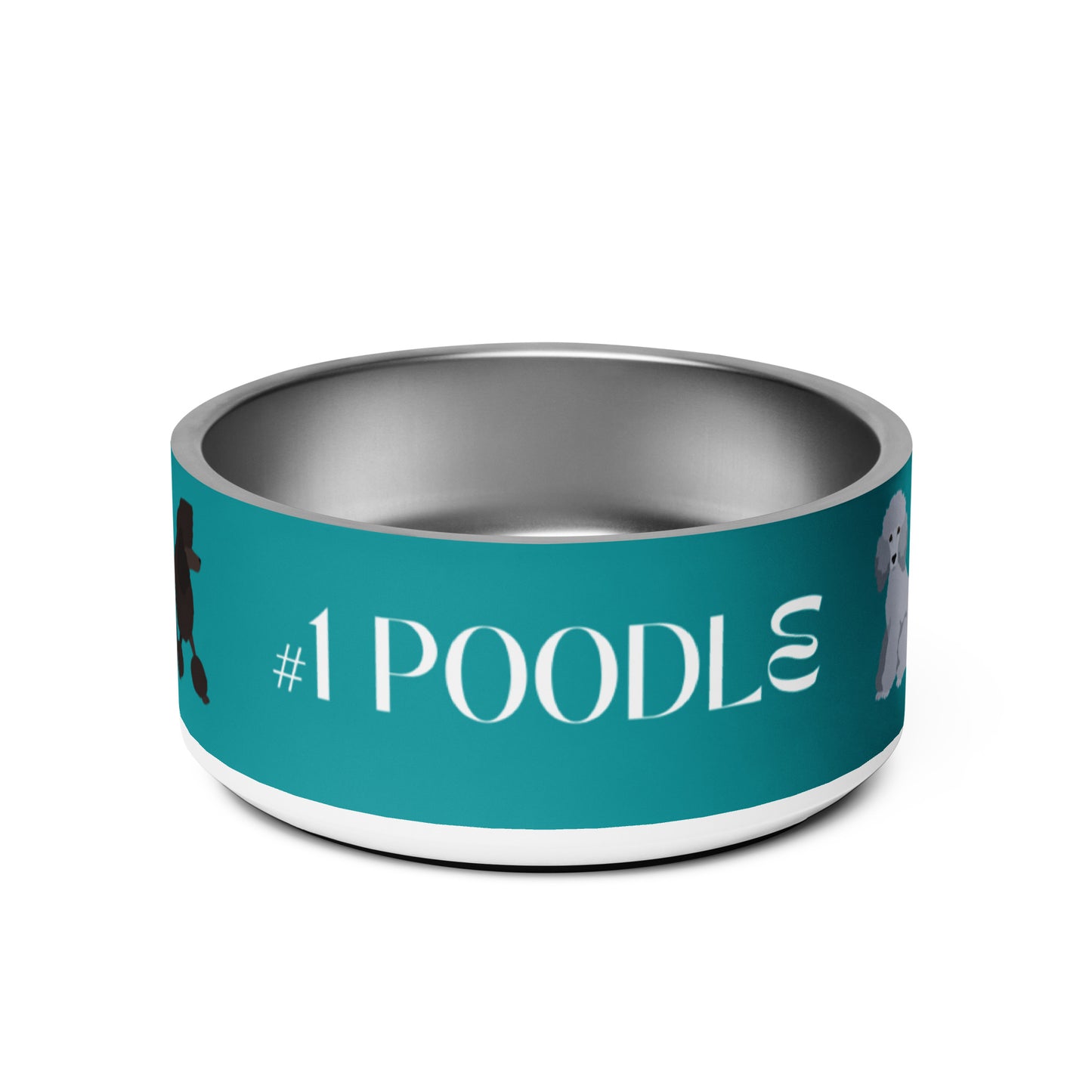 "Number 1 Poodle" Pet bowl