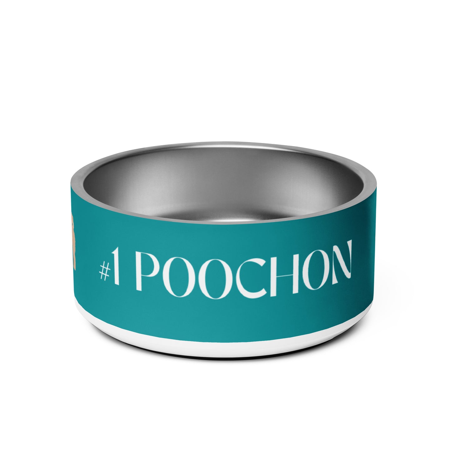 "Number 1 Poochon" Pet bowl