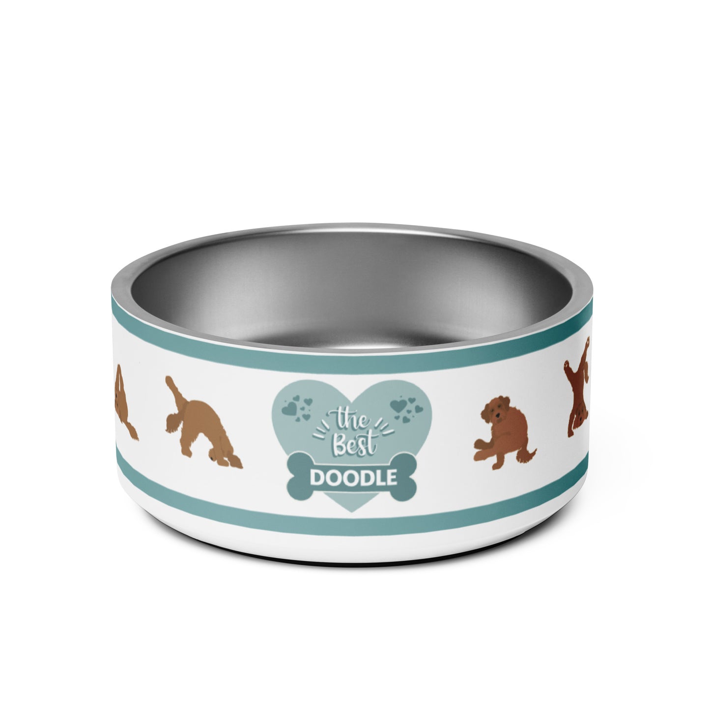 "The Best Doodle" large pet bowl