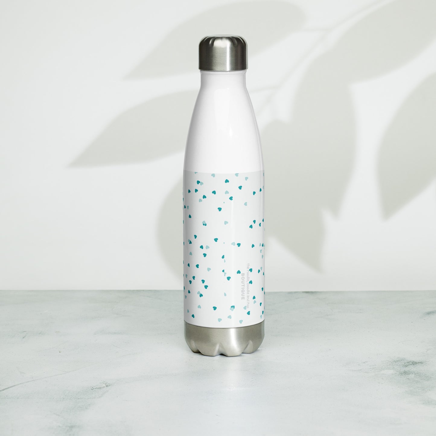 "Love" Stainless steel water bottle - Poodle