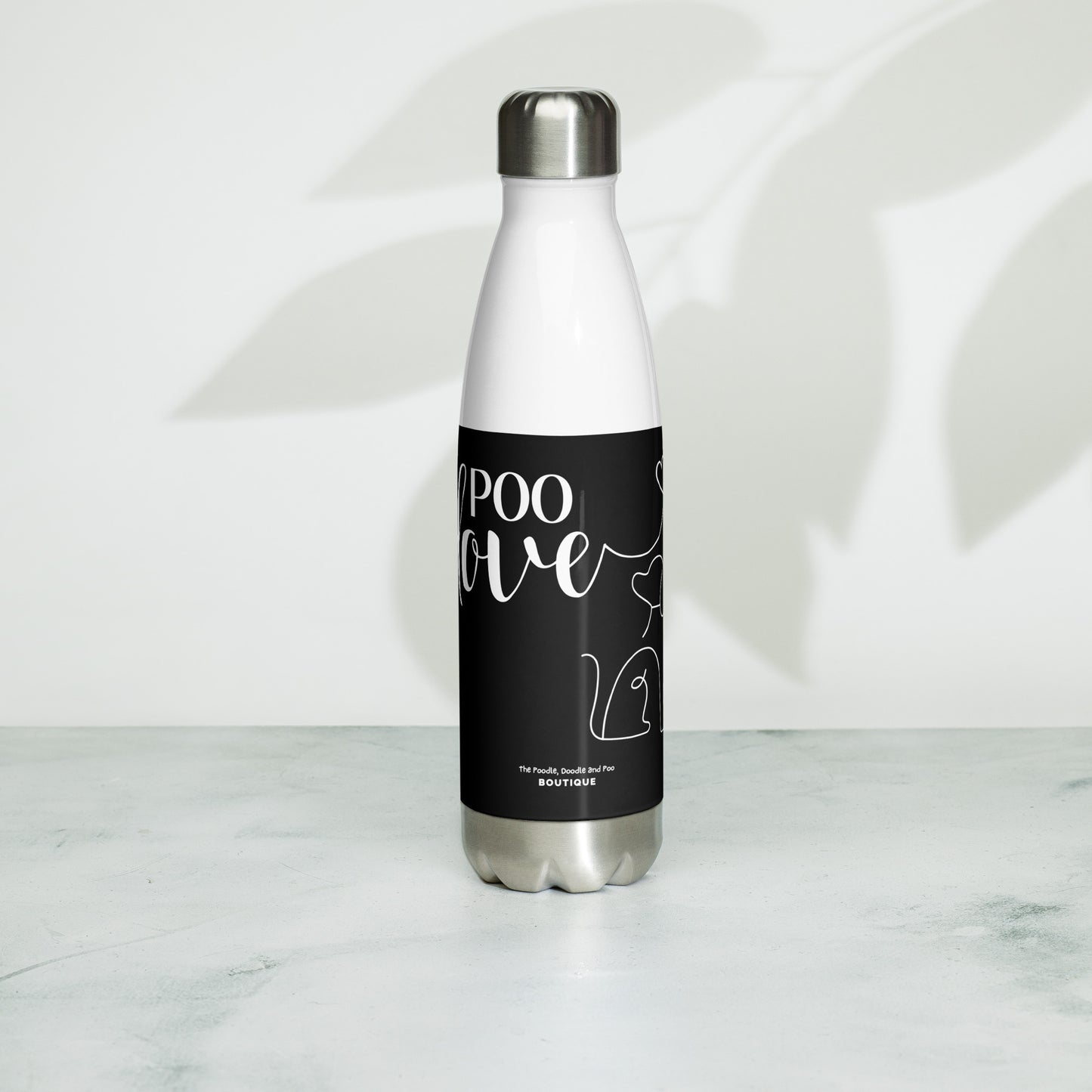 "Poo Love" Stainless steel water bottle