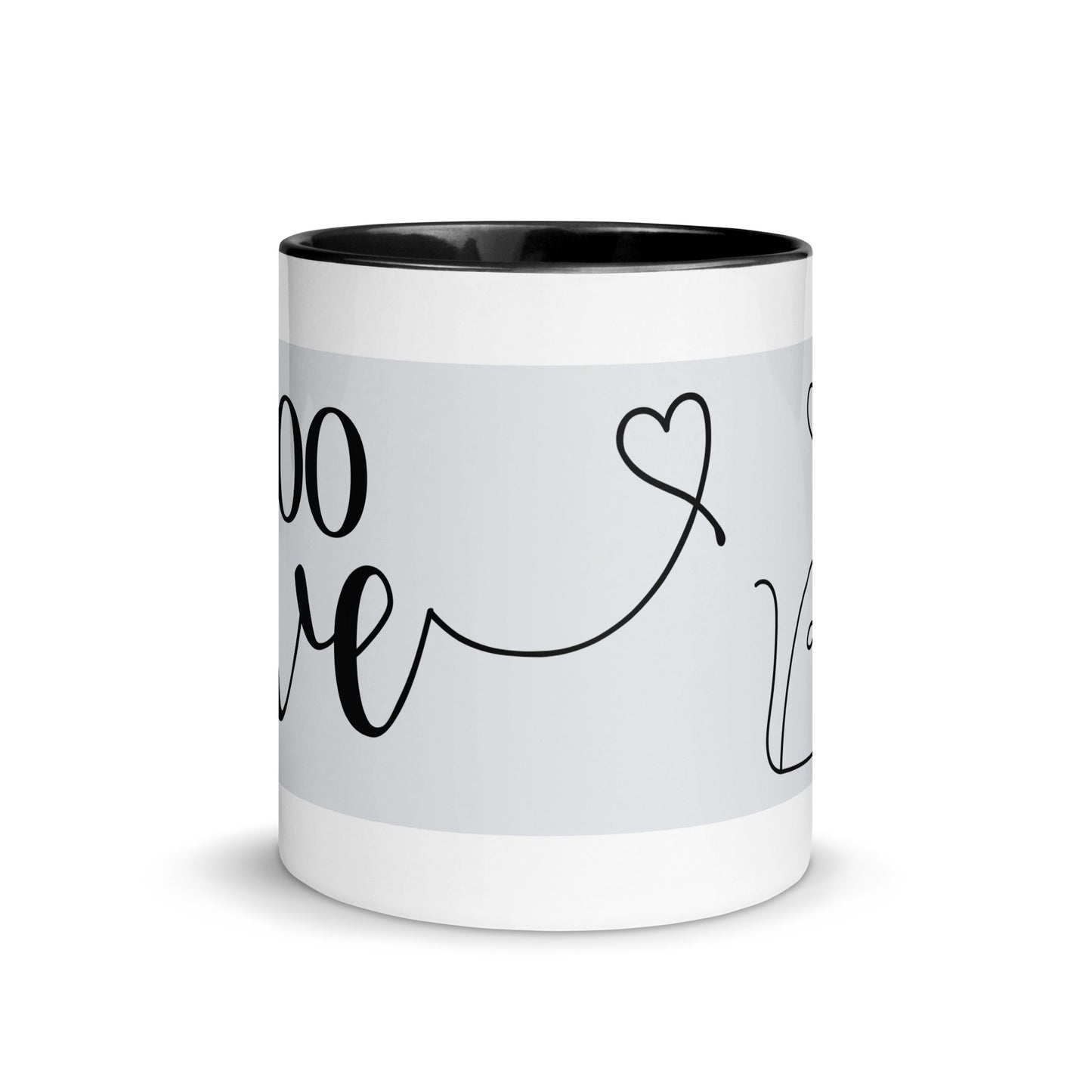 "Poo Love" mug - light grey