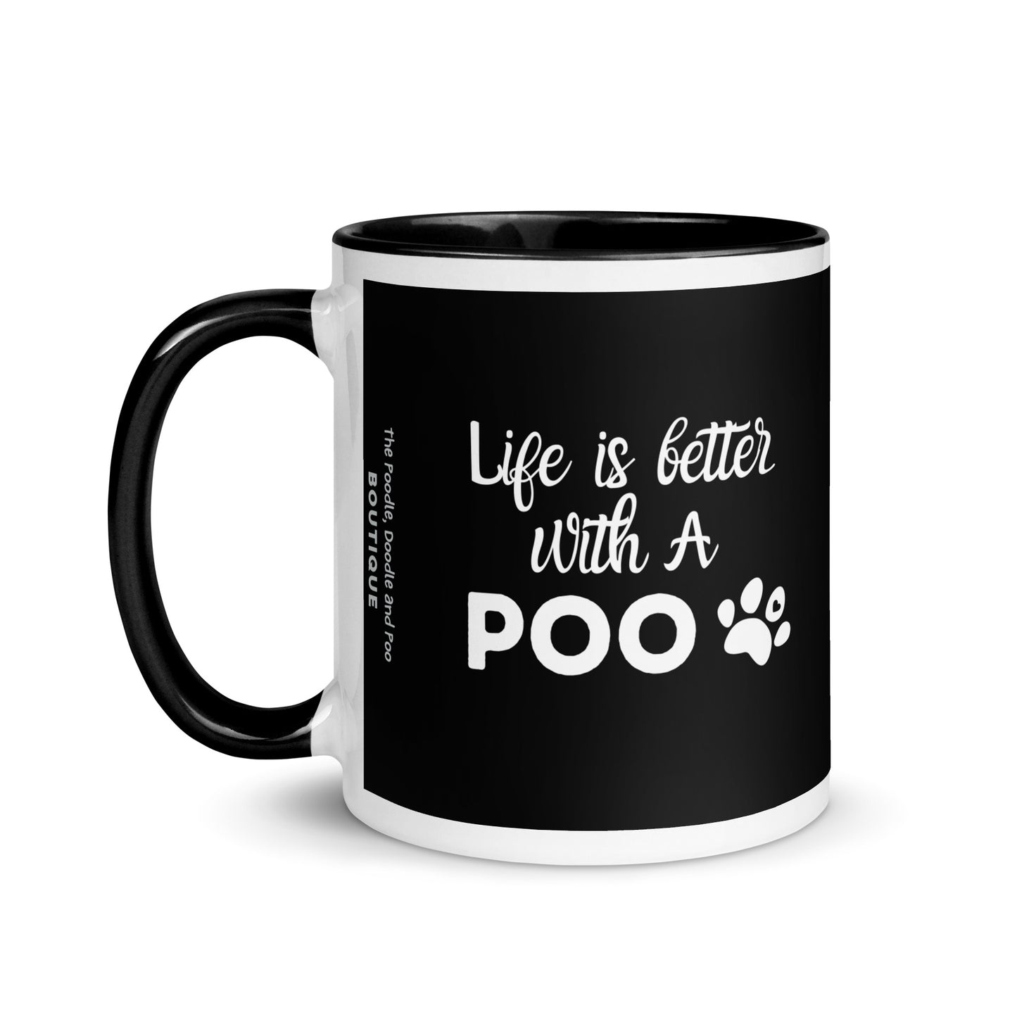"Poo Love 2" mug in black