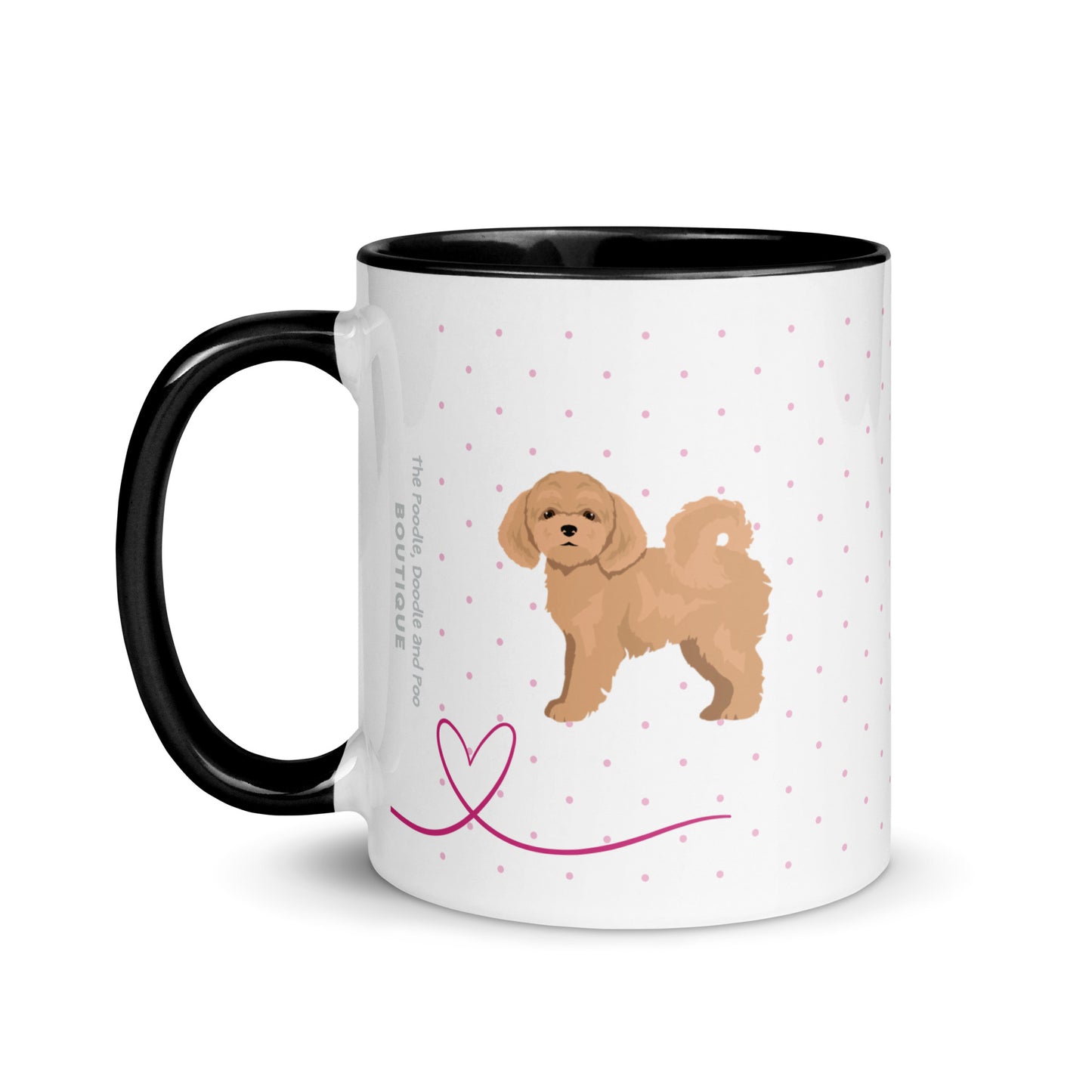 "World's Best Mum" mug - apricot Poochon