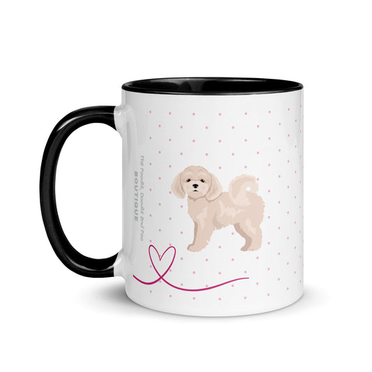 "World's Best Mum" mug - light / white Poochon