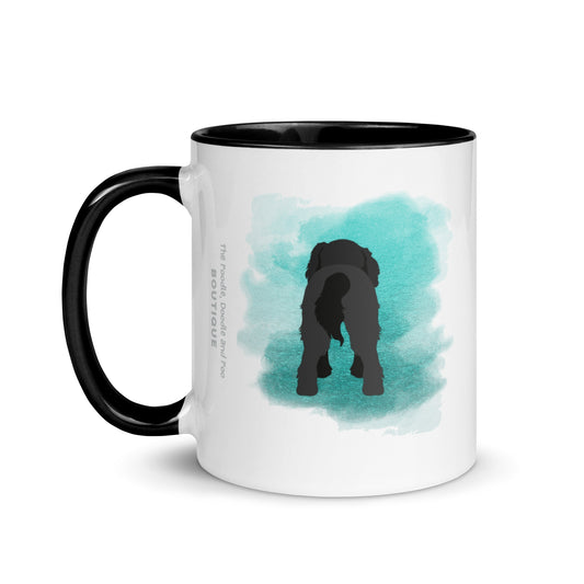 "World's Best Dad" mug - black Cockapoo