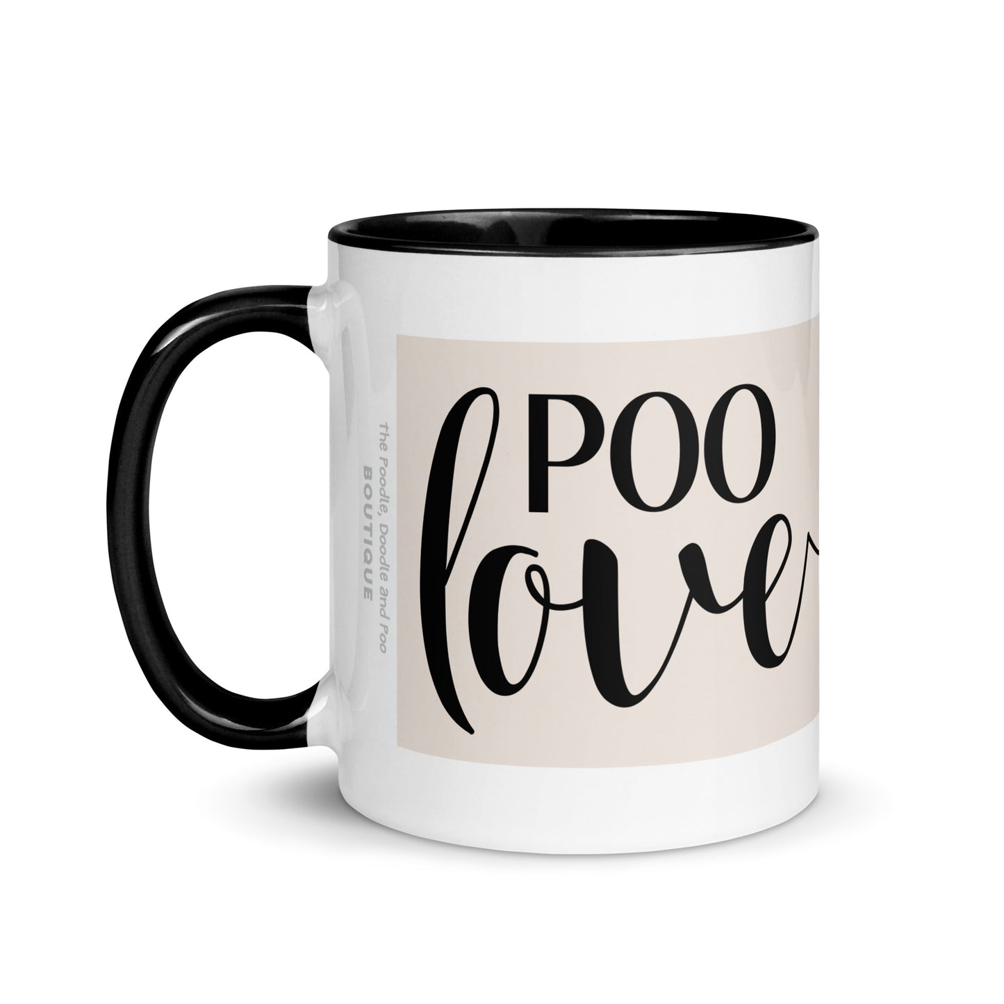"Poo Love" mug - light beige