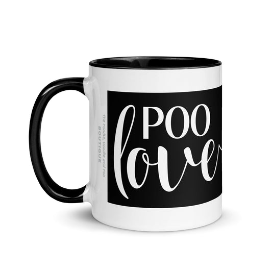 "Poo Love" Mug with black Inside