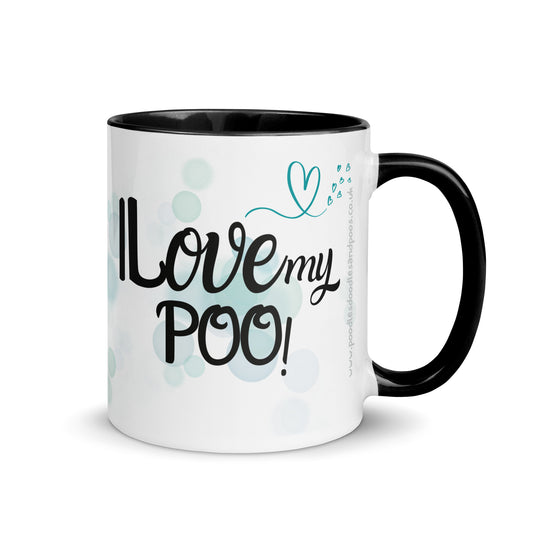 "I Love my..." mug with black inside - red Cockapoo