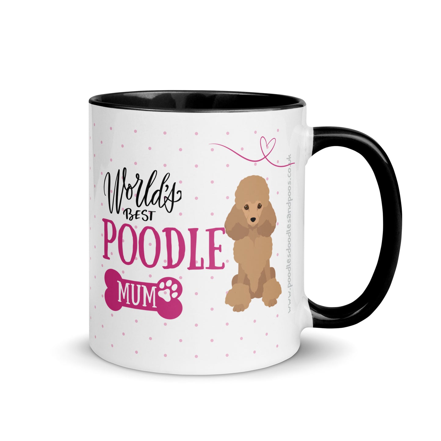 "World's Best Poodle Mum" mug