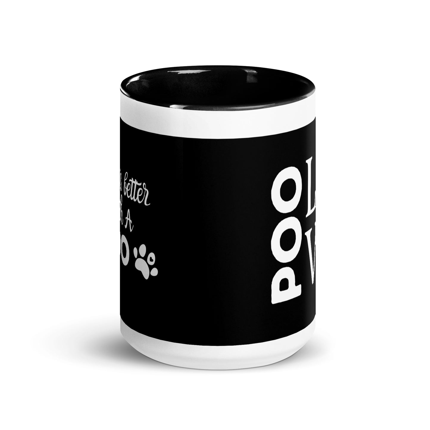 "Poo Love 2" mug in black