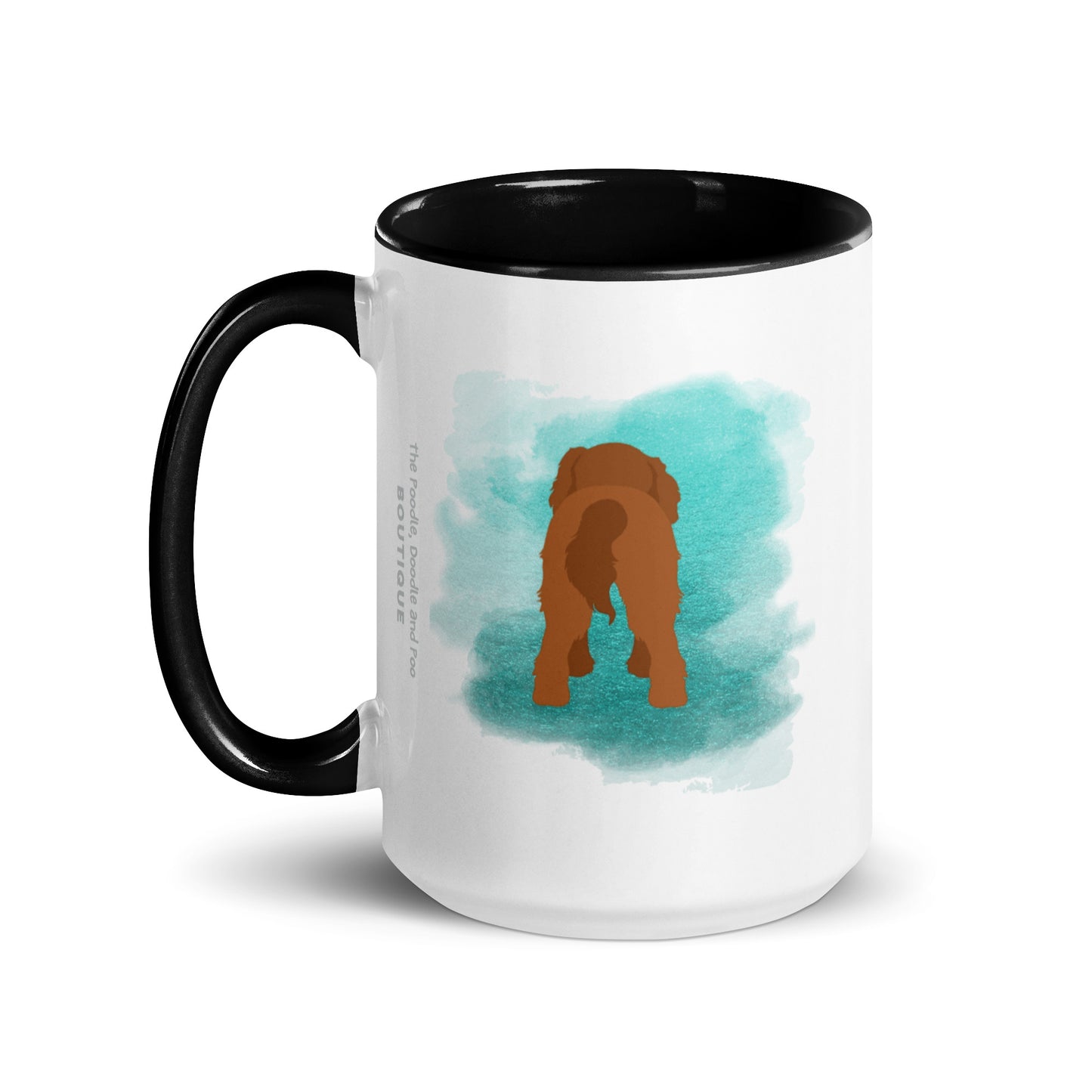 "World's Best Dad" mug - red Cockapoo