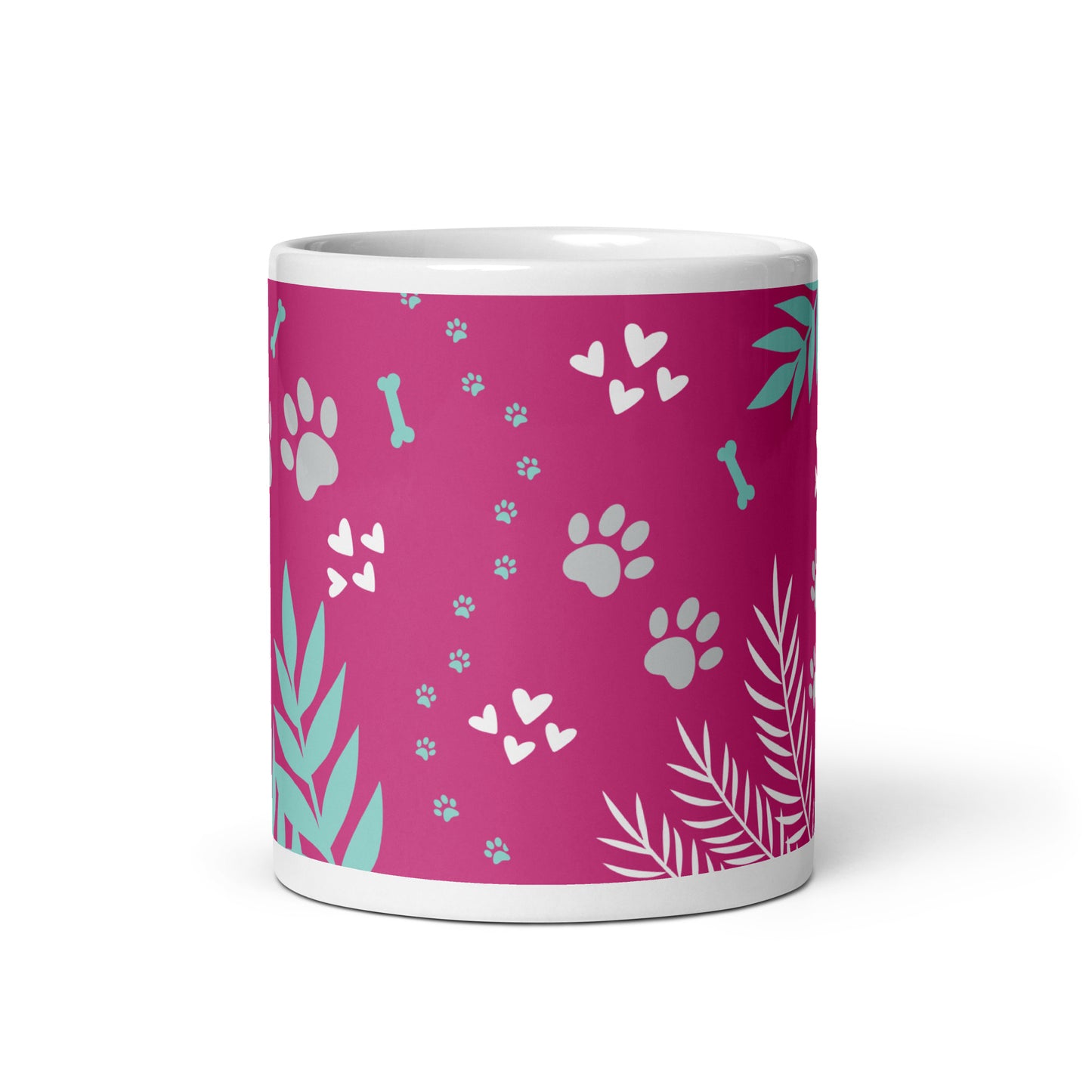 Signature Collection glossy mug in pink
