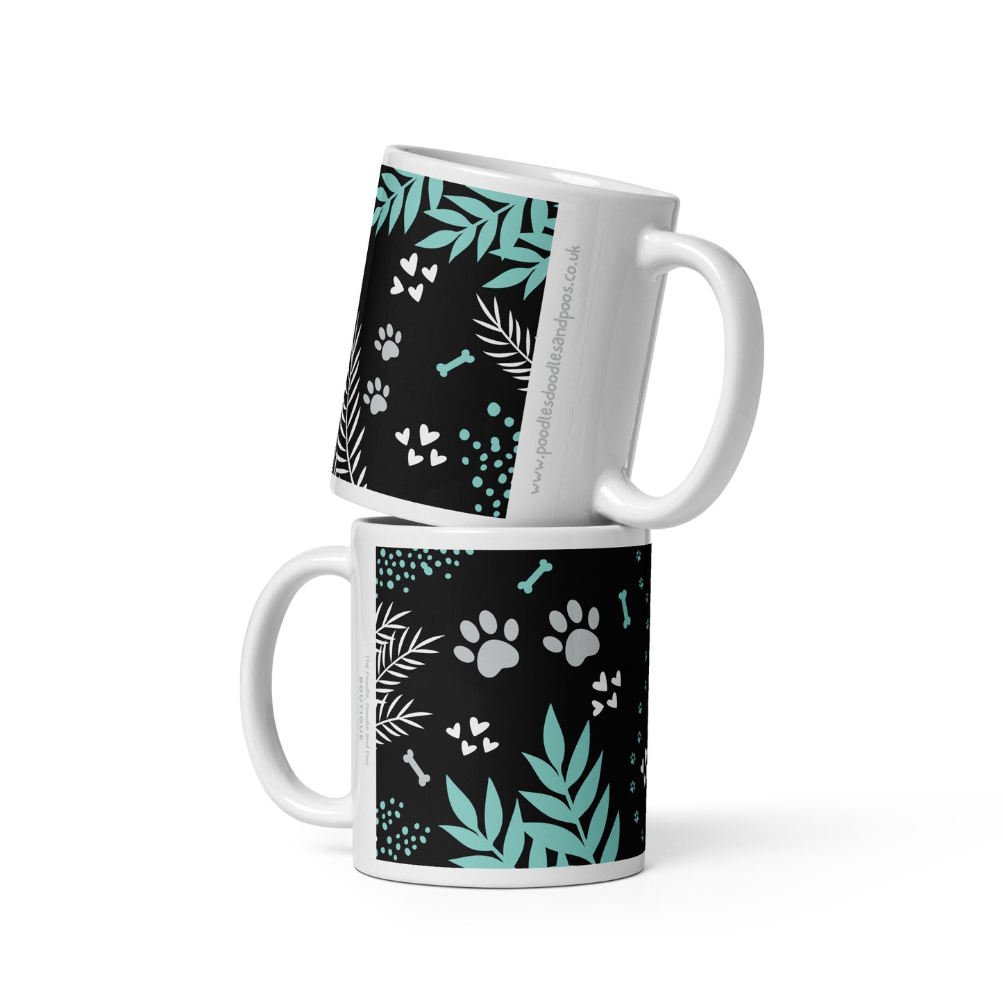 Signature Collection glossy mug in black
