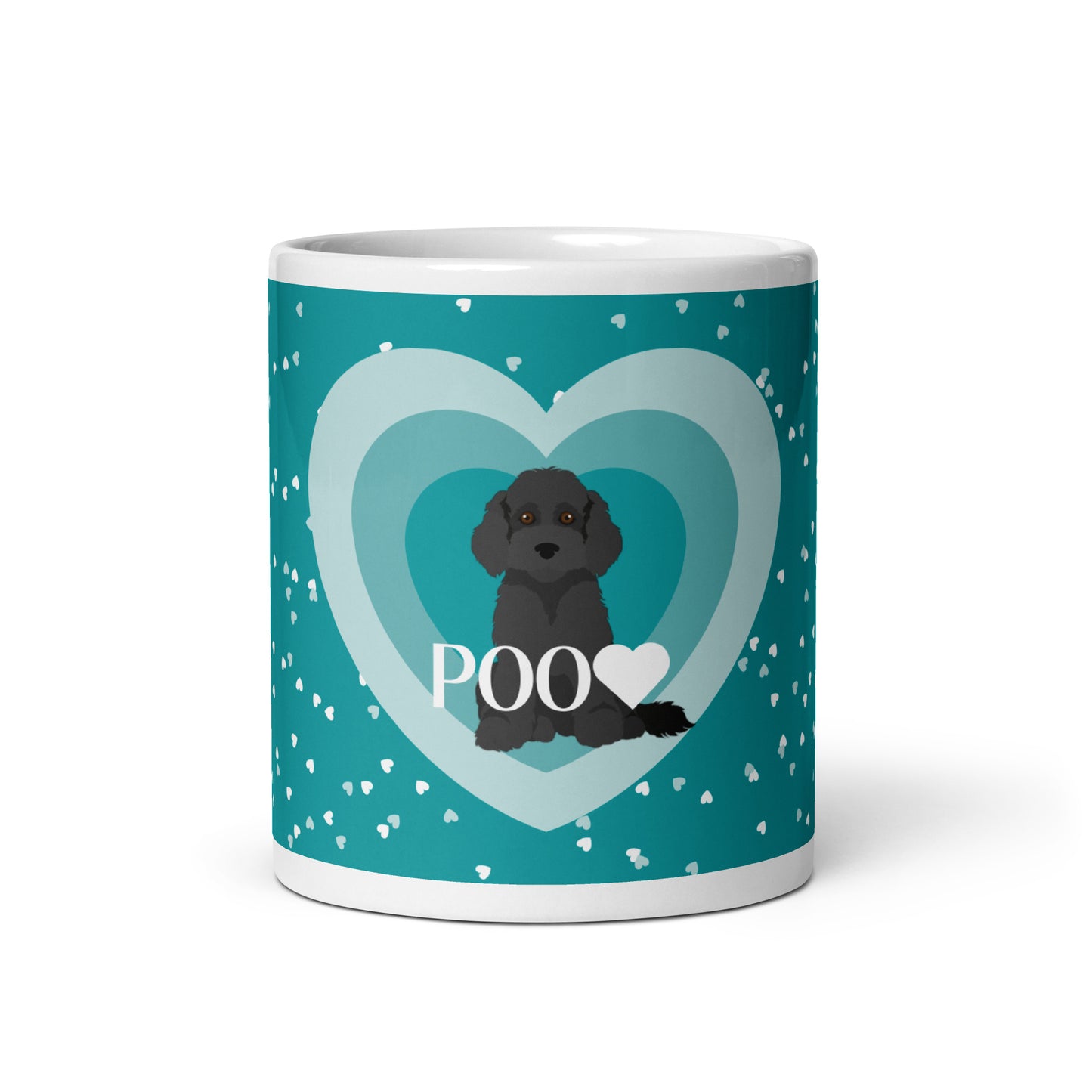 "Love" mug - black Cockapoo