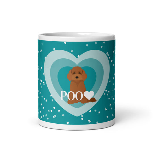 "Love" mug - red Cockapoo