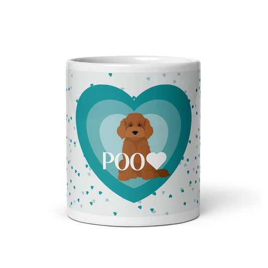 "Love" mug - red Cockapoo