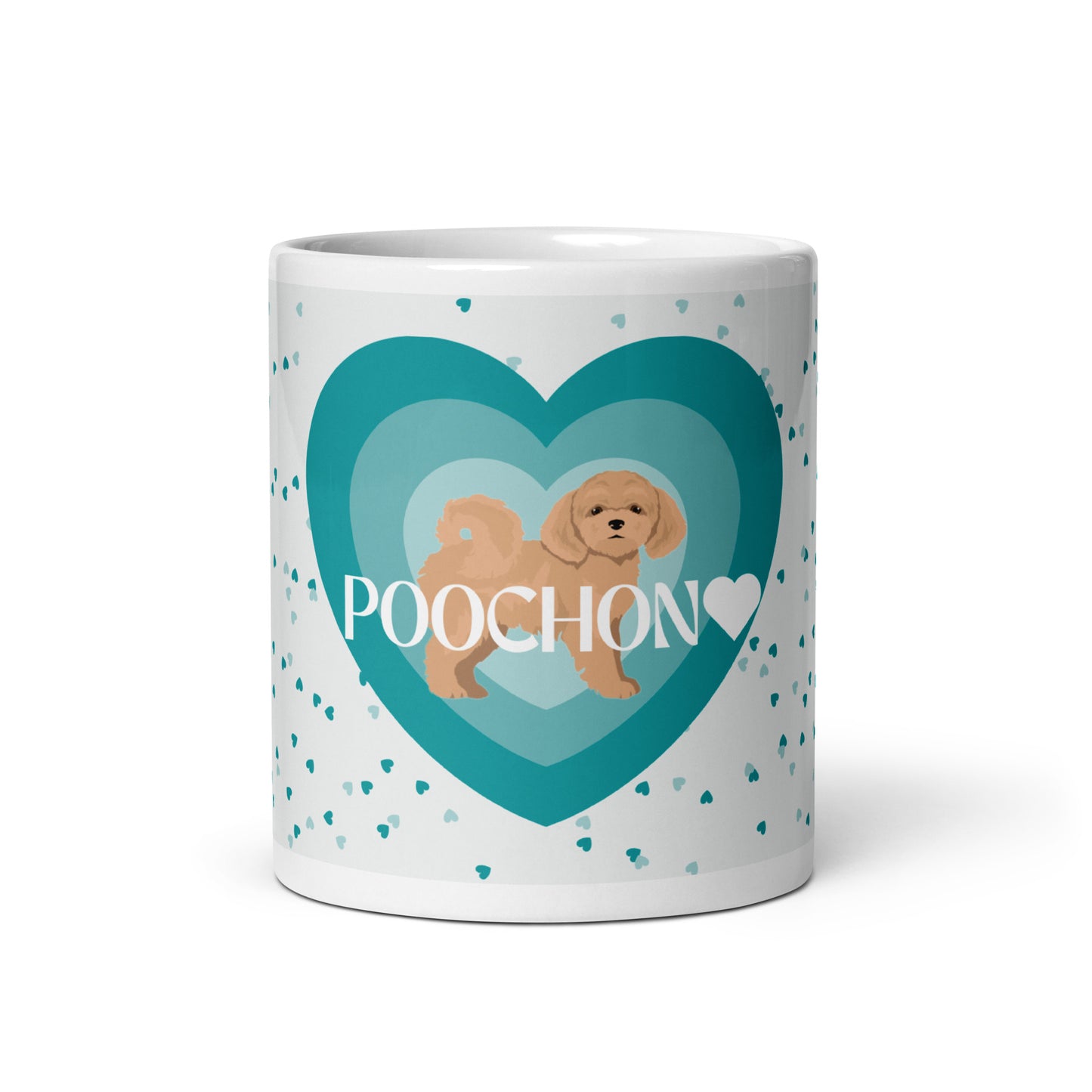 "Love" mug - apricot Poochon