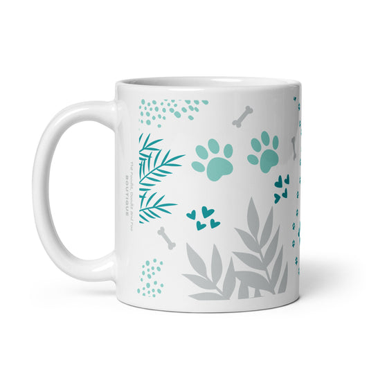 Signature Collection glossy mug in white