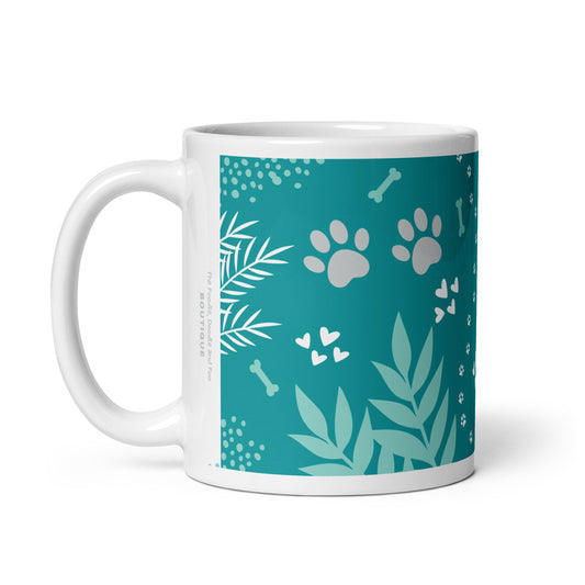 Signature Collection glossy mug in teal