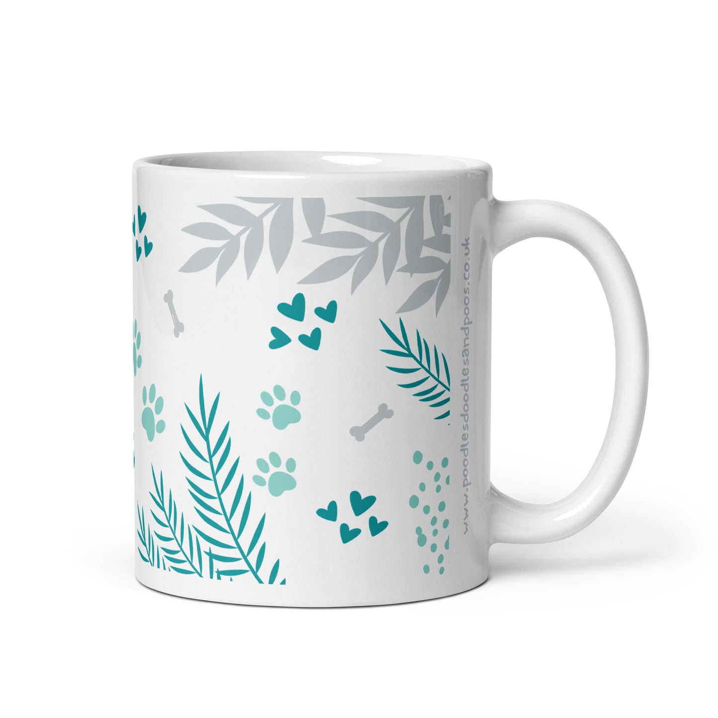 Signature Collection glossy mug in white