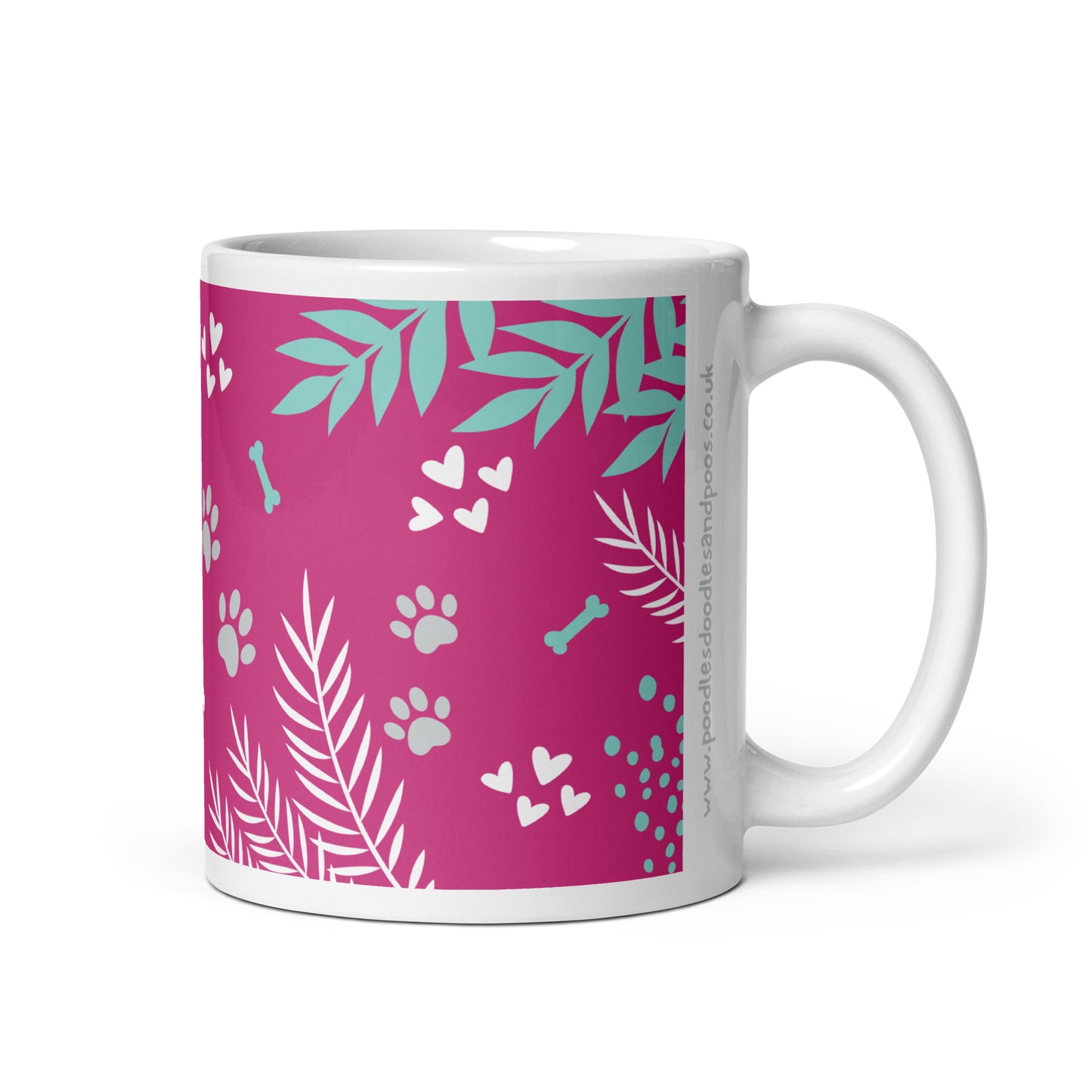 Signature Collection glossy mug in pink