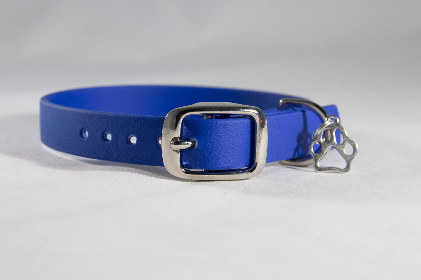 Hand-made BioThane Collar in Royal Blue