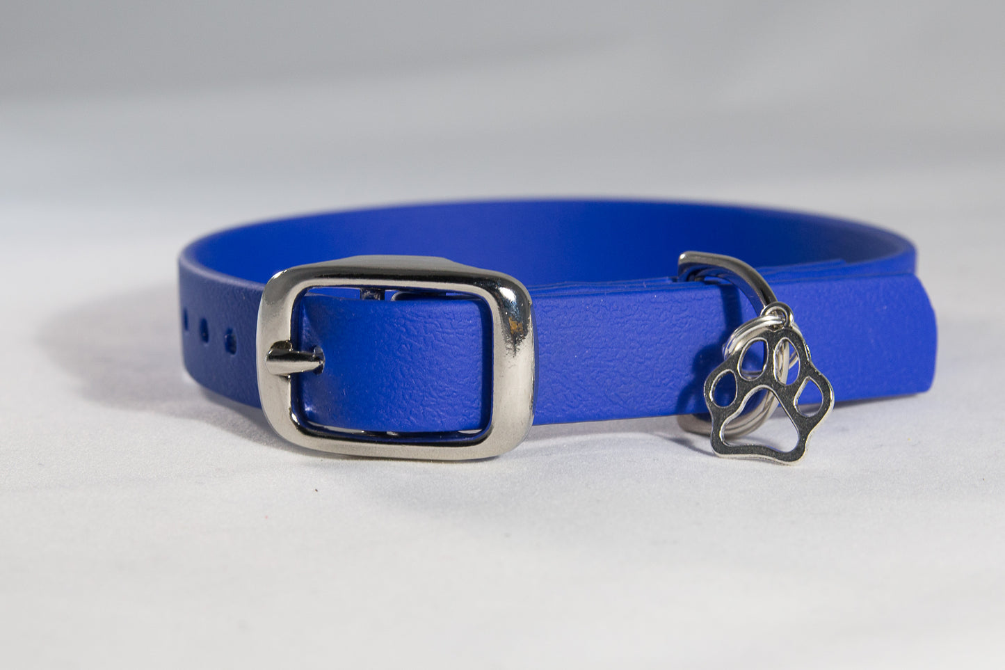 Hand-made BioThane Collar in Royal Blue